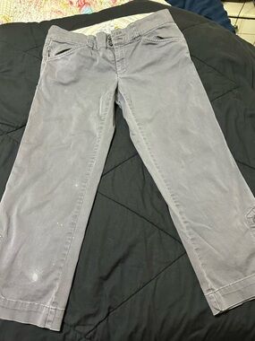 Old Navy Low Waist Stretch Pants in Slate Gray